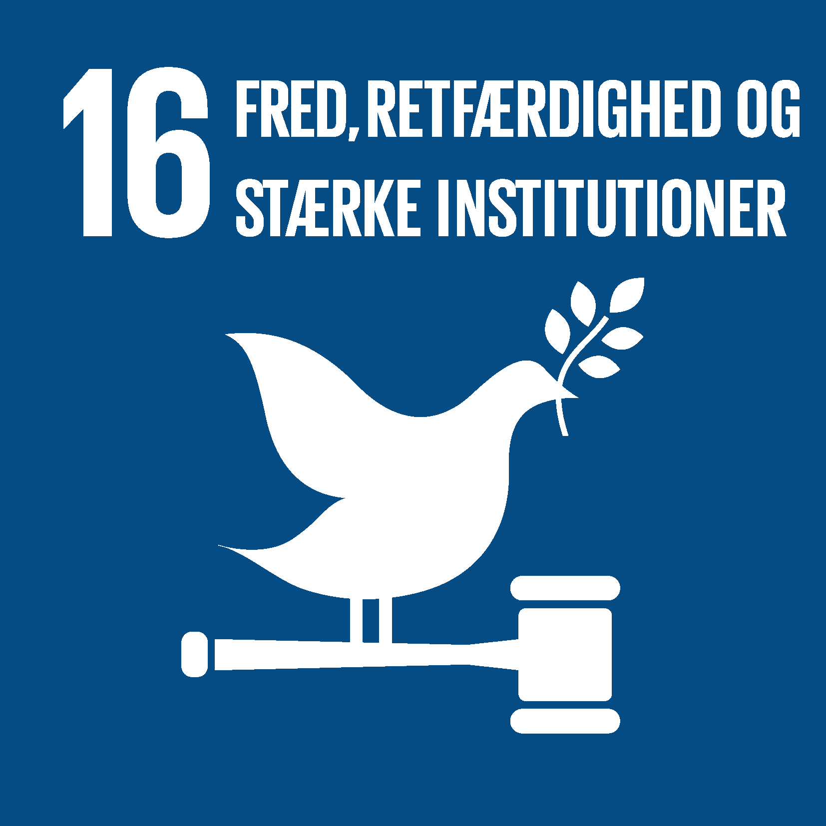 FN's verdensmål 16: Fred, retfærdighed og stærke institutioner